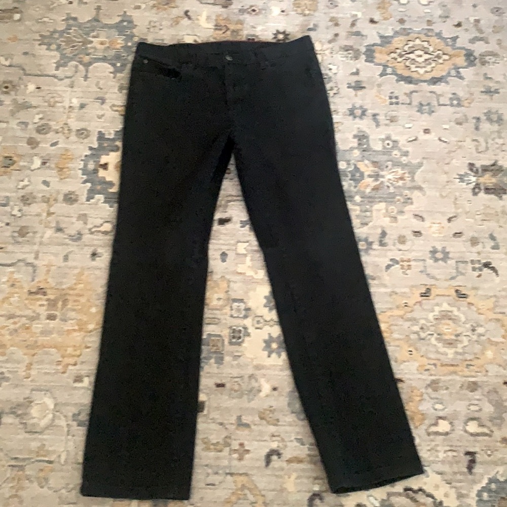 Men’s straight leg black jean pants